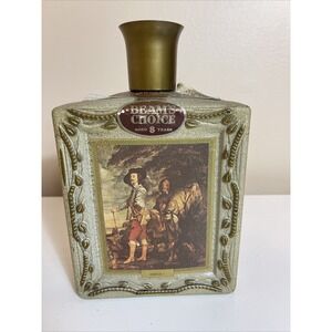 Vintage Jim Beam's Choice Charles I Decanter Liquor Bottle Empty Van Dyck